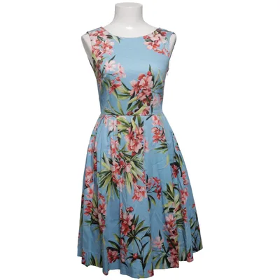 Jurk (Blauw, Roze, Groen) van Antonio Cosentino Fashion Line Katoen, Elastaan