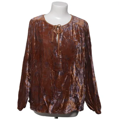 Blouse (Bruin, Lila, Meerkleurig) van Anthropologie Nylon, Viscose