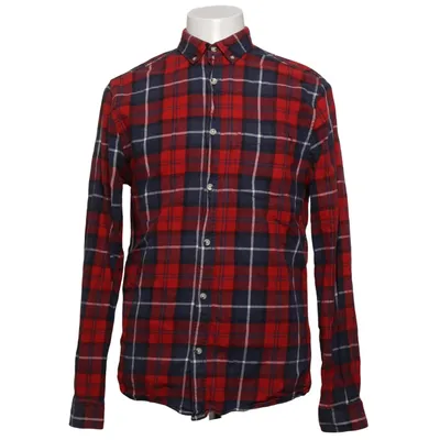 Flannel skjorte (Rød, Blå) fra Cubus Man Bomuld