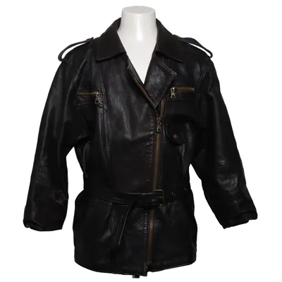 Bikerjakke (Sort) fra High Fashion Viscose
