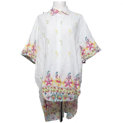 Short sleeve shirt (White, Multicolored) from Zeta Otto Cotton