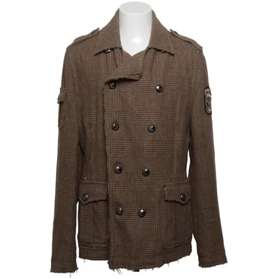 Kavaj (Brun) från Triple Five Soul Polyester, Ull