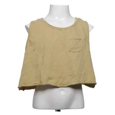 Crop top (Jaune, Vert) de Play Up Lin, Coton biologique
