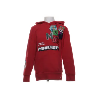 Huvtröja (Röd, Flerfärgad) från Minecraft Bomull, Polyester