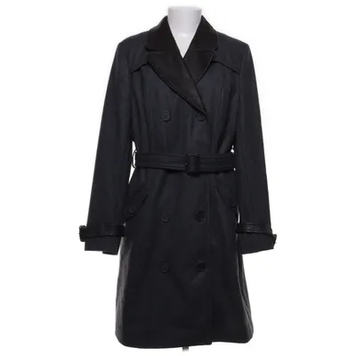 Trenchcoat (Grå) från Laura Clement Polyester, Ull