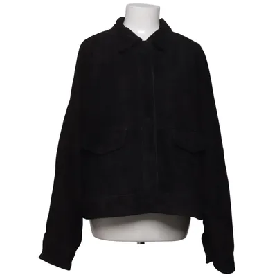 Leather jacket (Black) from Deadwood Polyester, Leather