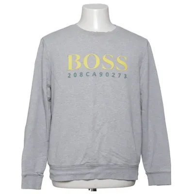 Collegetröja (Grå, Gul) från Hugo Boss Bomull