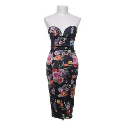 Robe longue (Noir, Multicolore) de Oh My Love Élasthane, Polyester