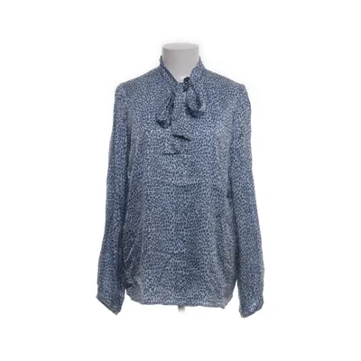 Sløjfebluse (Blå, Sort) fra Soyaconcept