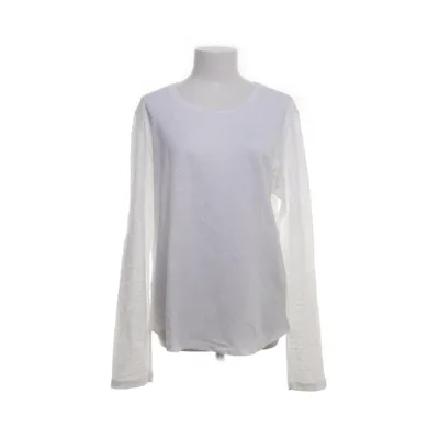 Long sleeve T-shirt (White) from Funktion Schnitt Linen