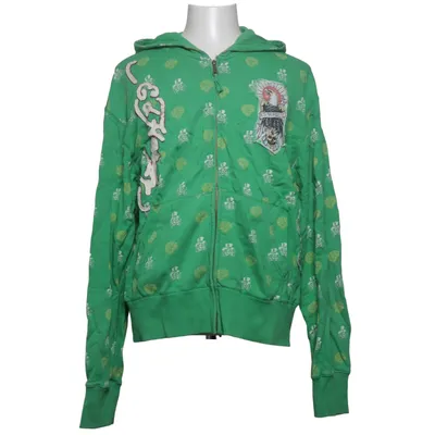 Huvtröja (Grön, Flerfärgad) från Ed Hardy Bomull