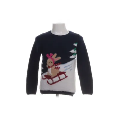 Kersttrui (Blauw, Meerkleurig) van H&M Kids Acryl, Elastaan, Polyamide, Polyester, Wol