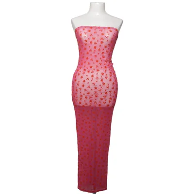 Maxikjole (Pink, Rød) fra PrettyLittleThing Elastan, Polyester