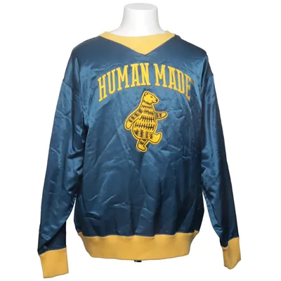 Collegetröja (Blå, Gul) från Human Made Bomull, Polyester, Viskos