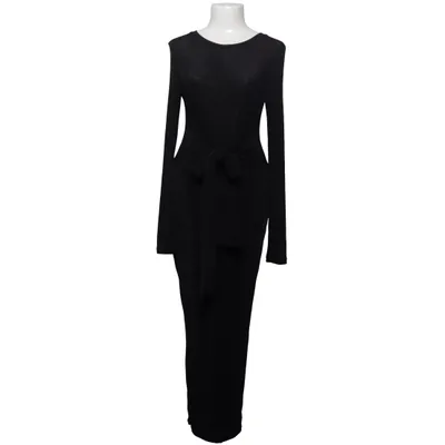 Maxi dress (Black) from JLUXLABEL Elastane, Polyester
