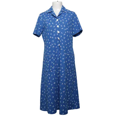 Robe (Bleu, Blanc) de Diolen Polyester