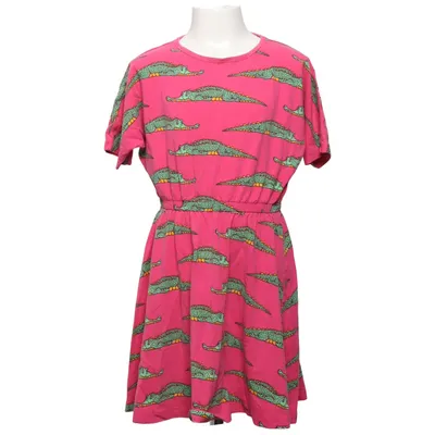 Jurk (Roze, Groen, Geel) van Raspberry Republic Katoen, Elastaan