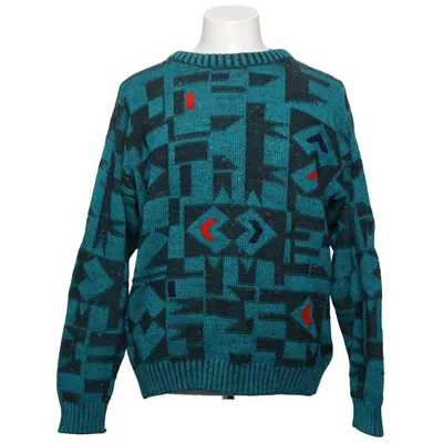 Sweater (Green, Black, Multicolored) Polyester, Polyurethane