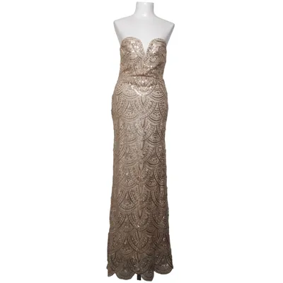 Aftenkjole (Guld) fra TFNC London Polyester