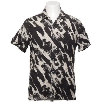 Kurzarmhemd (Schwarz, Beige) von Ljung by Marcus Larsson Tencel
