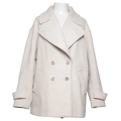 Sømandsjakke (Beige) fra Ellos Polyester, Uld