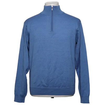 Strickpullover (Blau) von Coney Island Acryl, Merinowolle