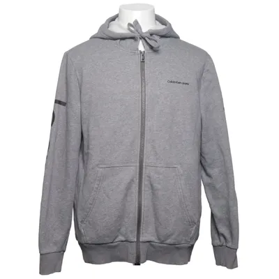 Hættetrøje (Grå) fra Calvin Klein Bomuld, Polyester