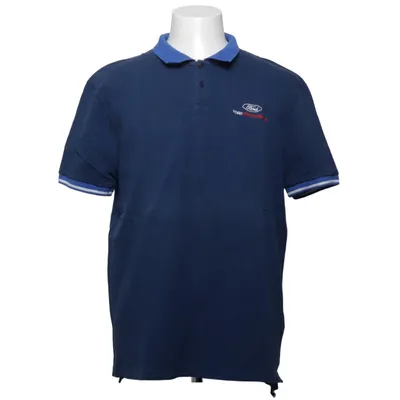 Poloshirt (Blauw) van Ford Katoen
