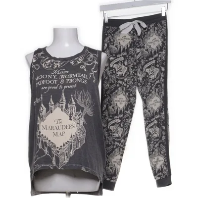 Pyjamas (Grå) från Harry Potter Elastan, Polyester, Viskos