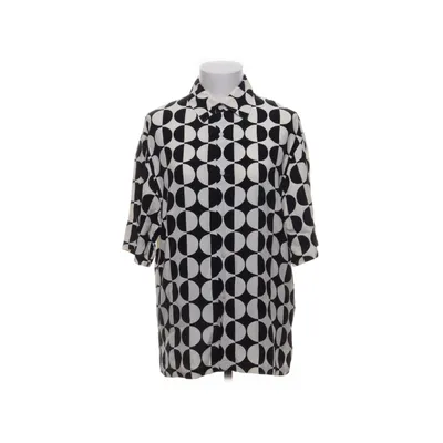 Kortärmad skjorta (Svart, Vit) från Sandro Paris Viskos