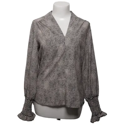 Blouse (Beige, Noir) de Simplicity Élasthane, Polyester, Viscose