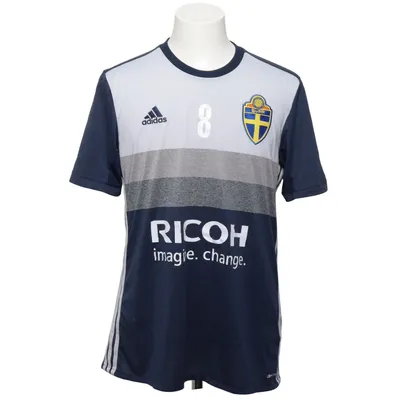 Football jersey (Blue, Gray, Multicolored) from Adidas Polyester