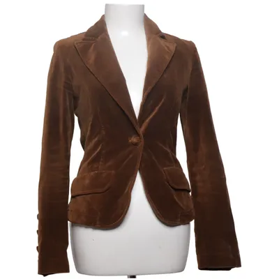 Blazer (Marron) de Zara Trafaluc Coton