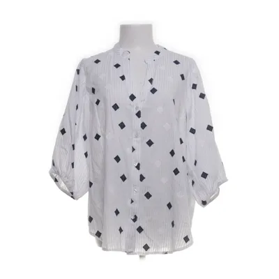 Blus (Vit, Blå) från Co'Couture Bomull, Polyester