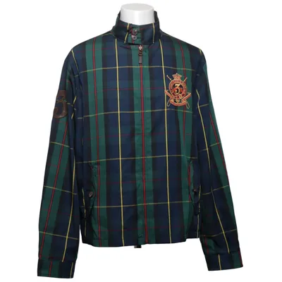 Vendbar jakke (Blå) fra Polo Ralph Lauren Læder, Polyester