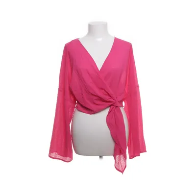 Wrap blouse (Pink) from Gina Tricot Elastane, Polyester