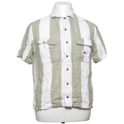 Chemise à manches courtes (Vert, Blanc) de Quiksilver Lin, Tencel