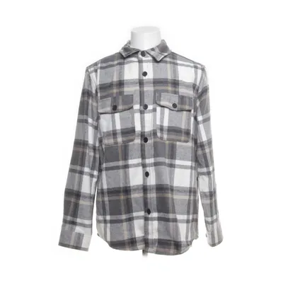 Overshirt (Gray, Multicolored) from H&M Man Polyester, Acrylic