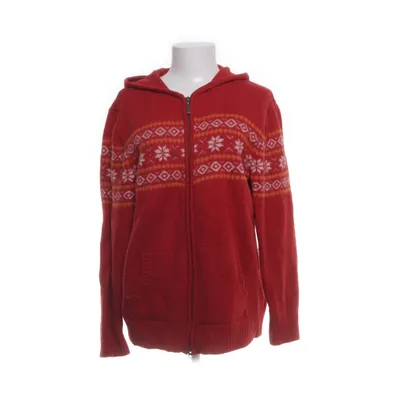 Hoodie (Red, Multicolored) from Human Nature Wool, Nylon