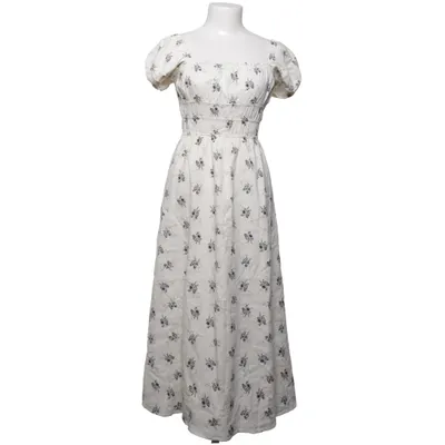 Maxi jurk (Wit) van Divided by H&M Katoen, Linnen, Polyester, Viscose