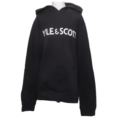 Capuchon sweater (Zwart) van Lyle & Scott Junior Katoen, Polyester
