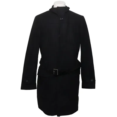Frakke (Albert Coat) fra Bläck Polyamid, Viscose, Uld