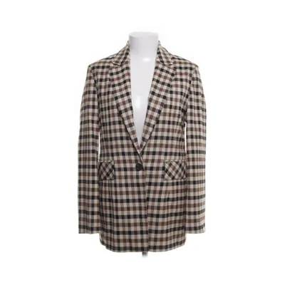 Blazer (Beige, Flerfarvet) fra Edited Elastan, Polyester, Viscose