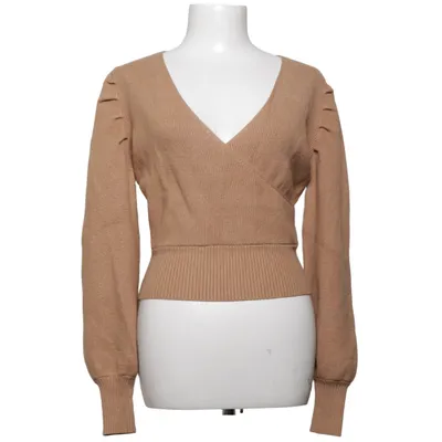 Trui (Joann Van Den Herik Puff Sleeve Overlap Sweater) van Statement by NA-KD Influencers Elastaan, Polyamide, Polyester, Viscose