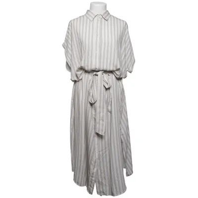 Robe chemise (Beige, Bleu) de H&M Modern Classic Polyester