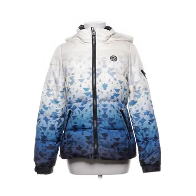 Dunjakke (Blå, Hvid, Sort) fra American Eagle Outfitters Dun, Kunstpels, Fjer, Polyester