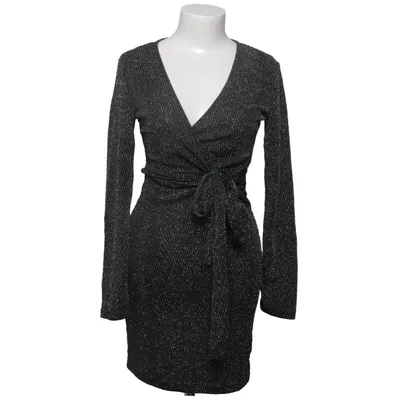 Robe portefeuille (Noir, Argent) de Blue Vanilla Élasthane, Polyamide