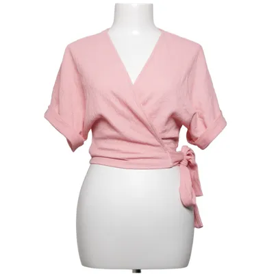 Wrap top (Pink) from Gina Tricot Elastane, Polyester