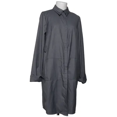 Skjortklänning (Grå) från The Hackbarth's Elastan, Polyester, Viskos