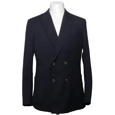 Blazer (Blå) fra Filippa K Cupro, Elastan, Polyester, Viscose, Uld